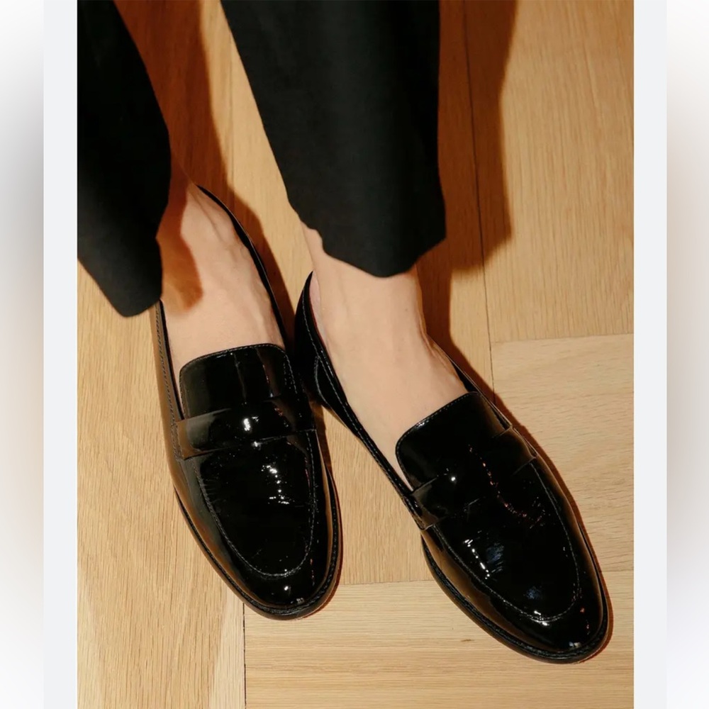 Margaux Annie Loafer in Black Patent - Size 37